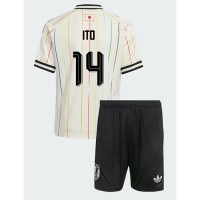 Dětský Fotbalový dres Japonsko Junya Ito #14 MS 2026 Venkovní Krátký Rukáv (+ trenýrky)